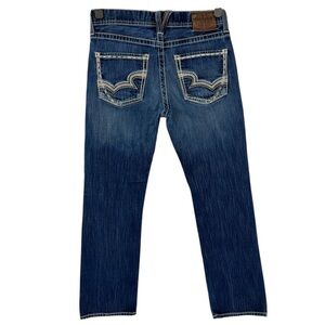 Big Star The Legendary Straight Men’s Medium Wash embroidery design Jeans SZ 33R